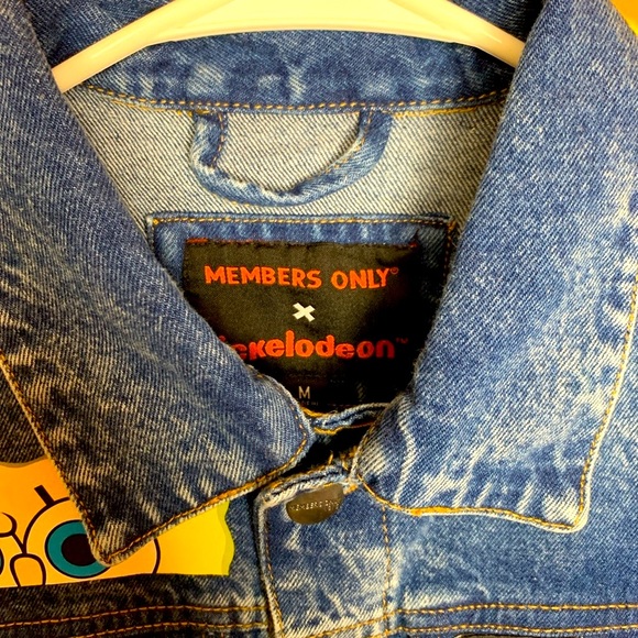 ⚡️Members only X Nickelodeon Spongebob Denim Jacket⚡️ - Picture 4 of 4